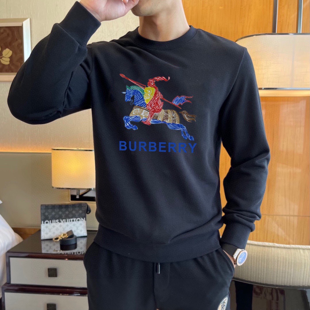 Burberry 品牌: 巴宝莉 (胖子福音) 2026ss早春最新款长袖圆领卫衣