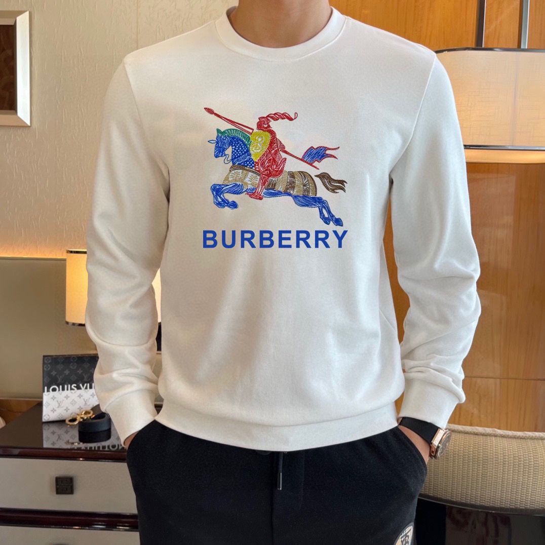 Burberry 品牌: 巴宝莉 (胖子福音) 2026ss早春最新款长袖圆领卫衣