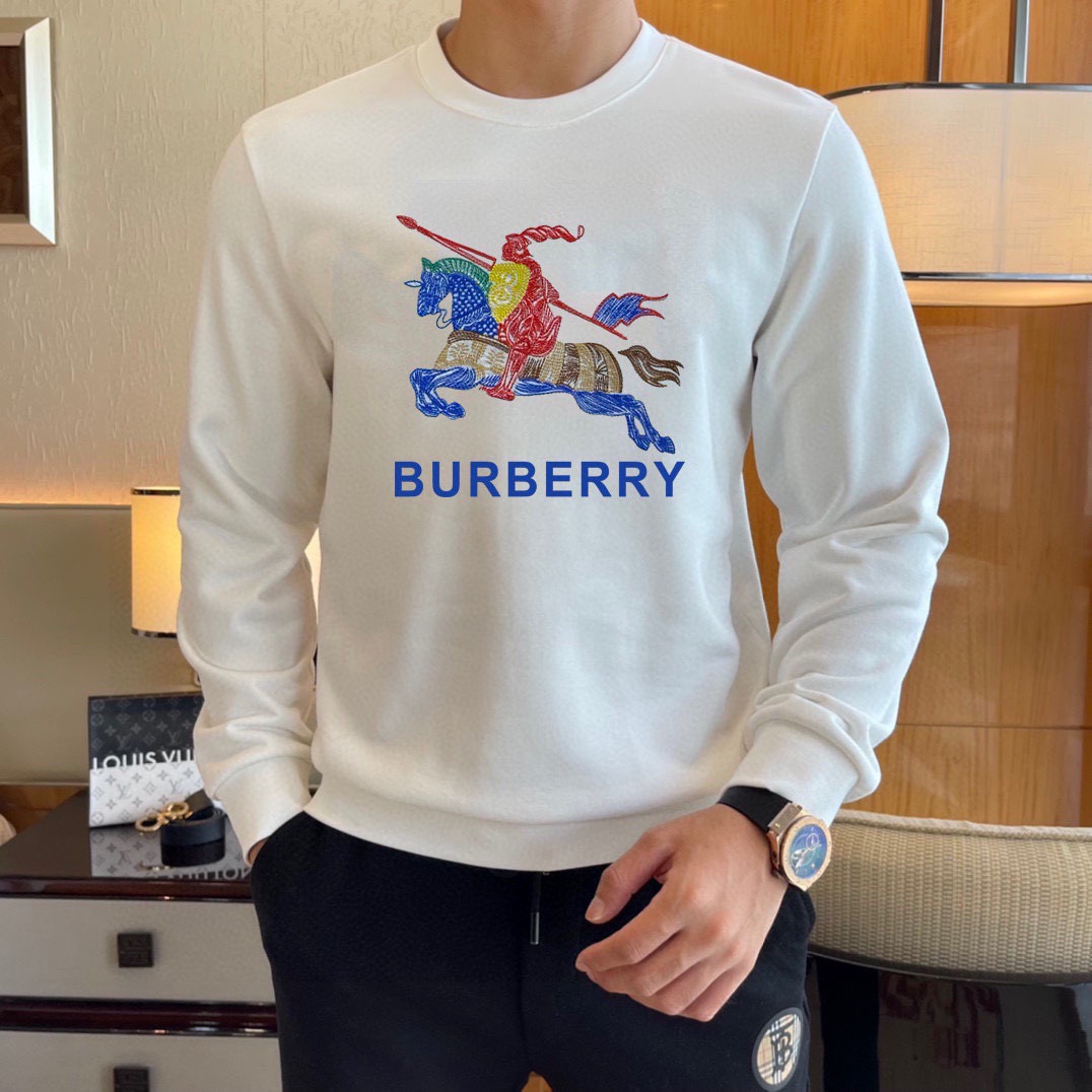 Burberry 品牌: 巴宝莉 (胖子福音) 2026ss早春最新款长袖圆领卫衣