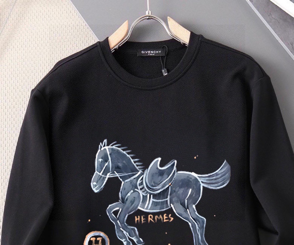 Hermès 品牌: 爱马仕 (胖子福音) 2026ss早春最新款长袖圆领卫衣