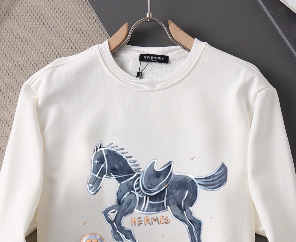 Hermès 品牌: 爱马仕 (胖子福音) 2026ss早春最新款长袖圆领卫衣