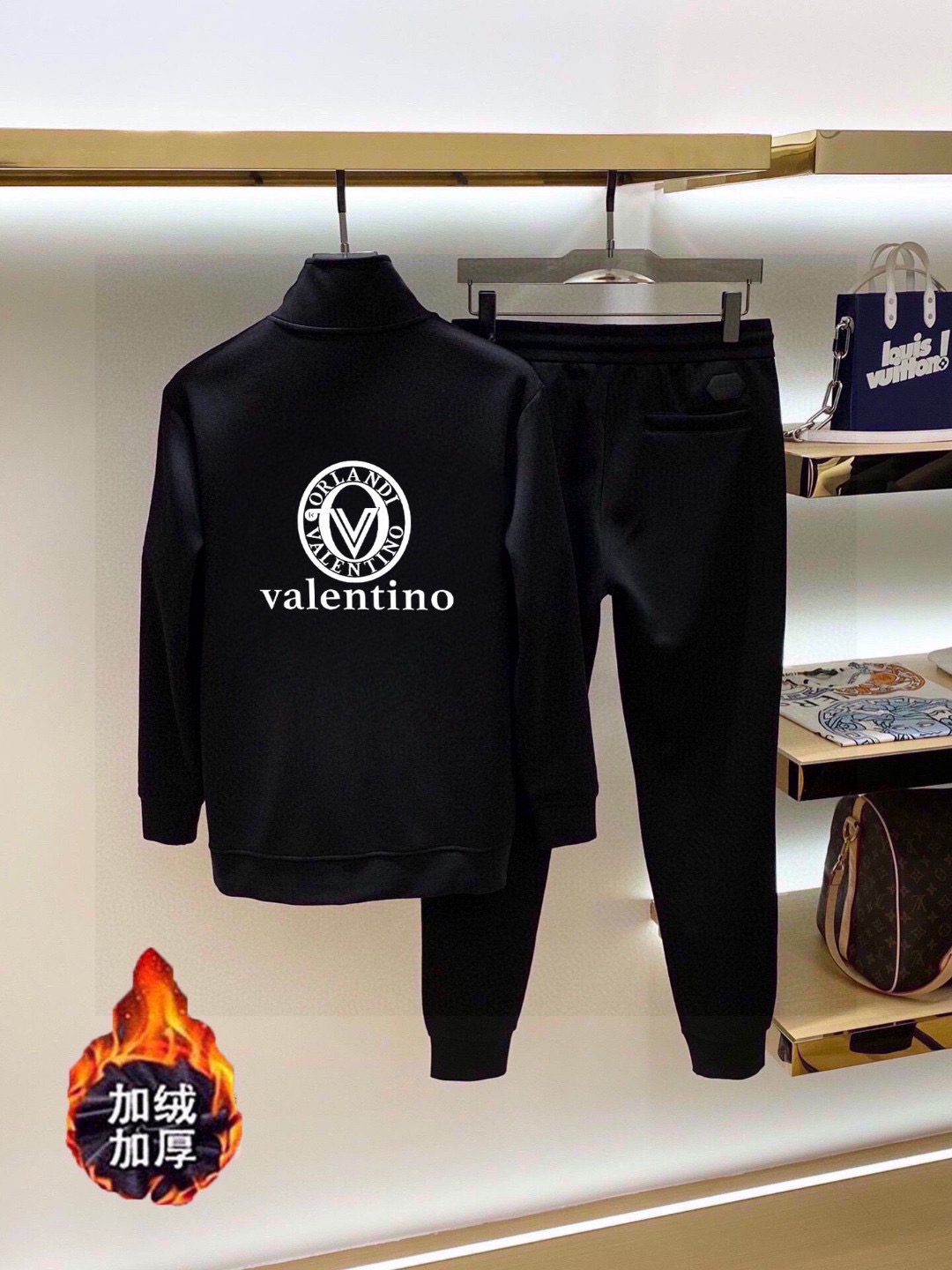 Balenciaga 品牌: 巴黎世家 (加绒加厚)2026早春款新品 明星最爱时装味休闲套装