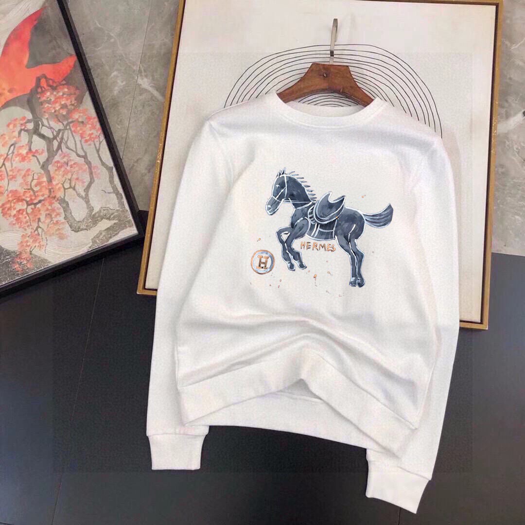 Hermès 品牌：爱马仕 (胖子福音) 套装来袭 专注官网 2026全新 卫衣套装 狠货 就为一个贴合、完美的上身效果 全天然优质罗马棉100%
