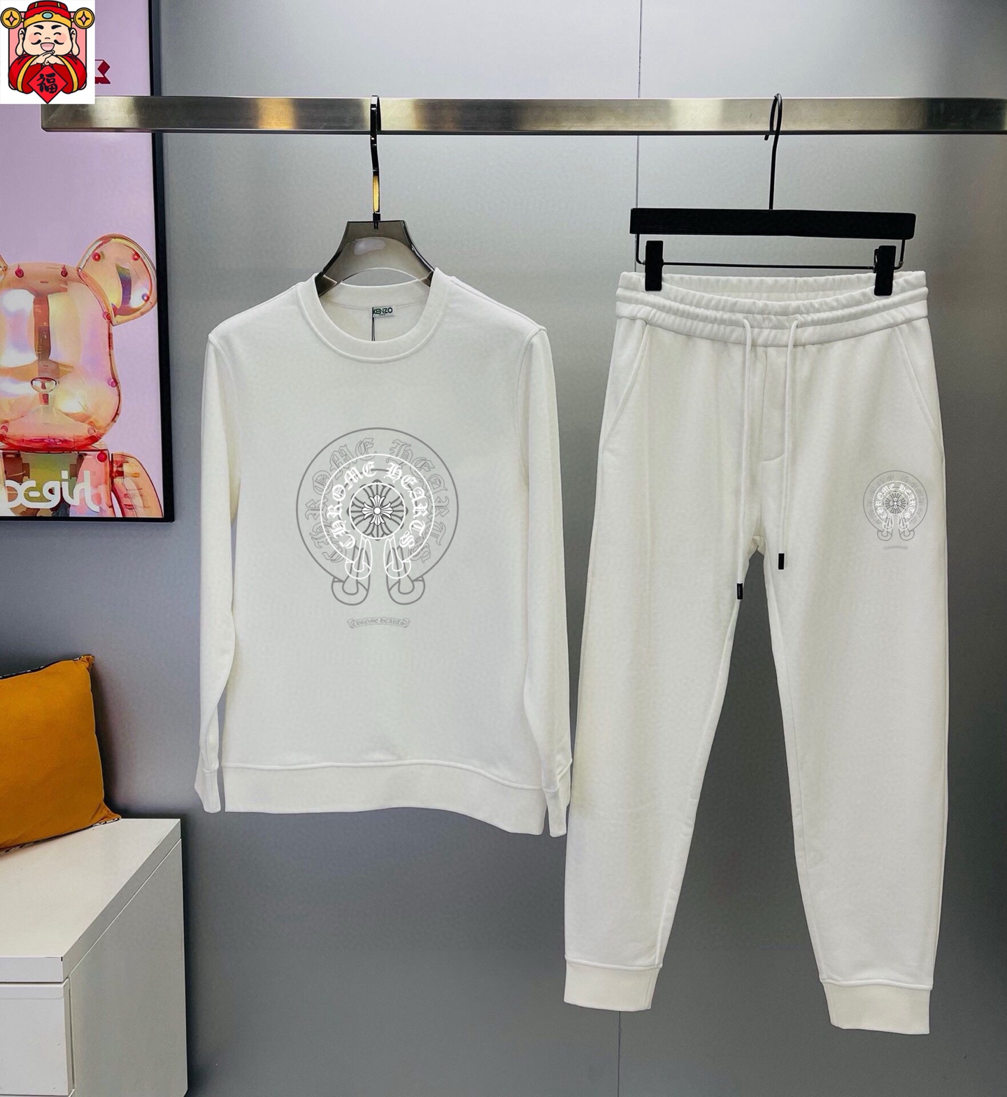 Chrome Hearts 品牌：克罗心 (胖子福音) 套装来袭 专注官网 2026全新 卫衣套装 狠货 就为一个贴合、完美的上身效果 全天然优质罗马棉100%