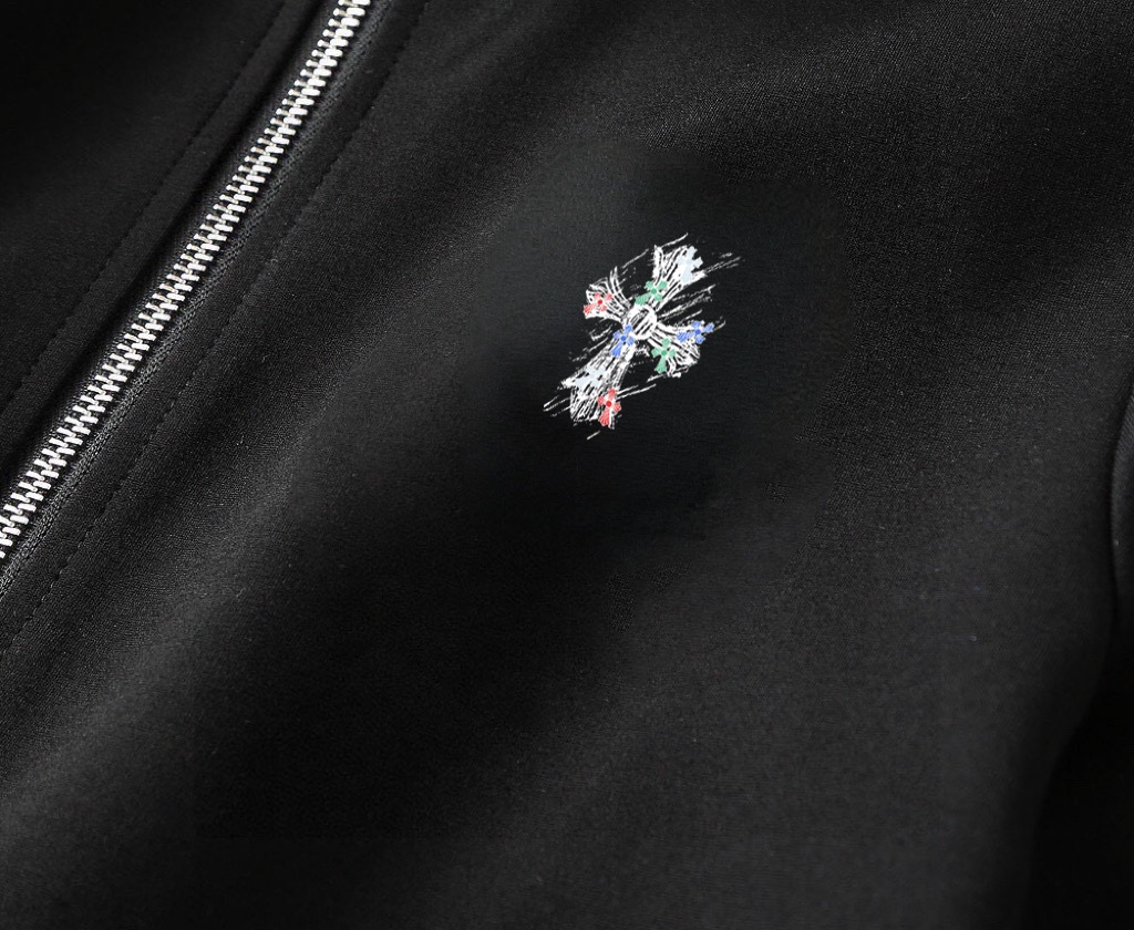 Chrome Hearts 品牌: 克罗心 (加绒加厚)2026早春款新品 明星最爱时装味休闲套装