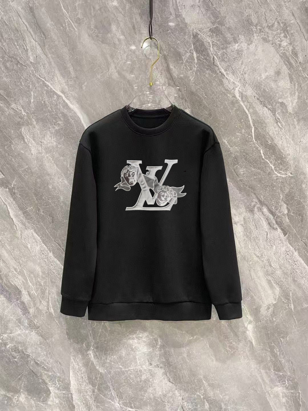 P100 Marca: LV (Fat Man Gospel) 2026ss última sudadera de manga larga y cuello redondo a principios de primavera, a la …