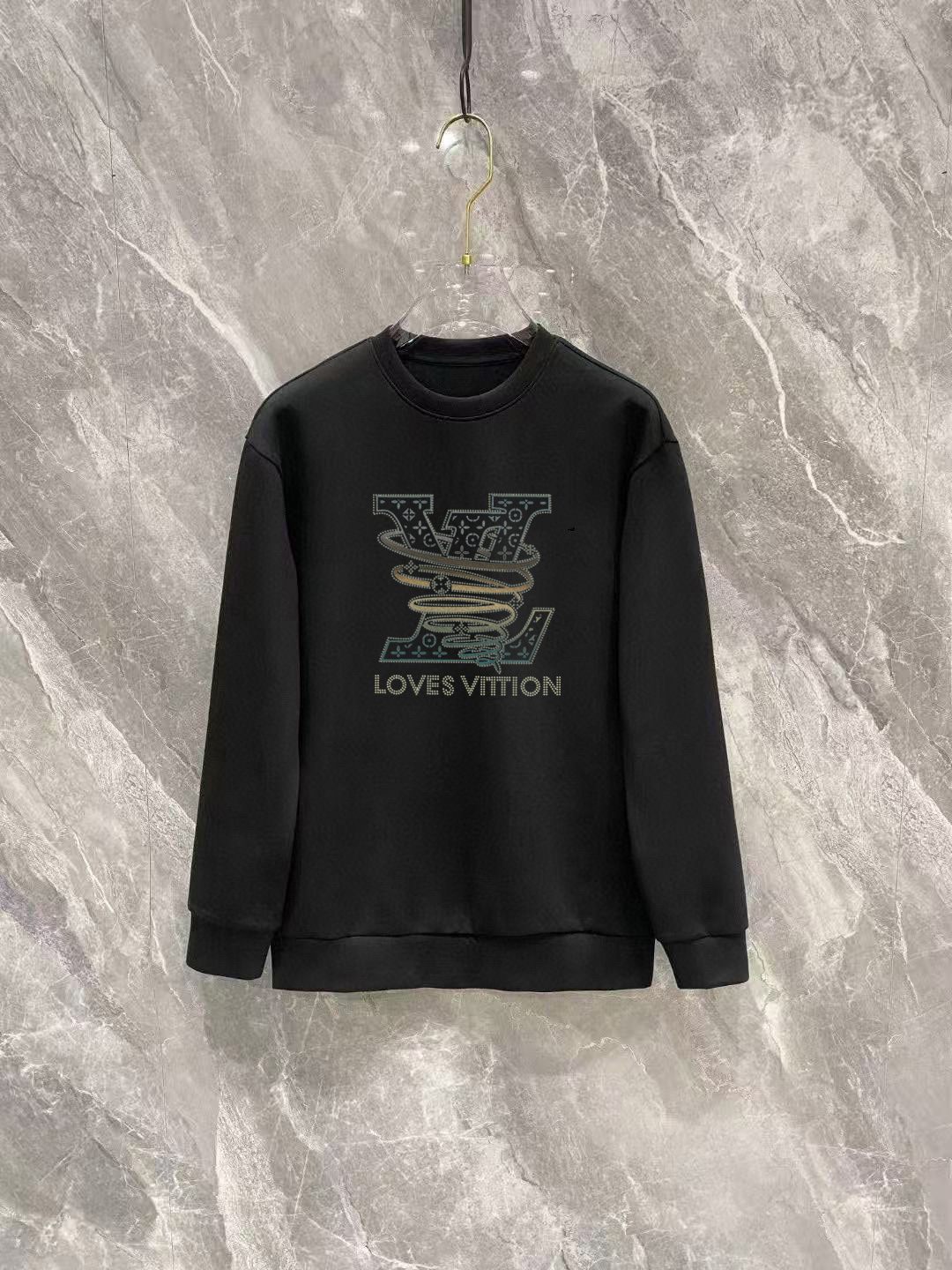 P100 Marca: LV (Fat Man Gospel) 2026ss última sudadera de manga larga y cuello redondo a principios de primavera, a la …