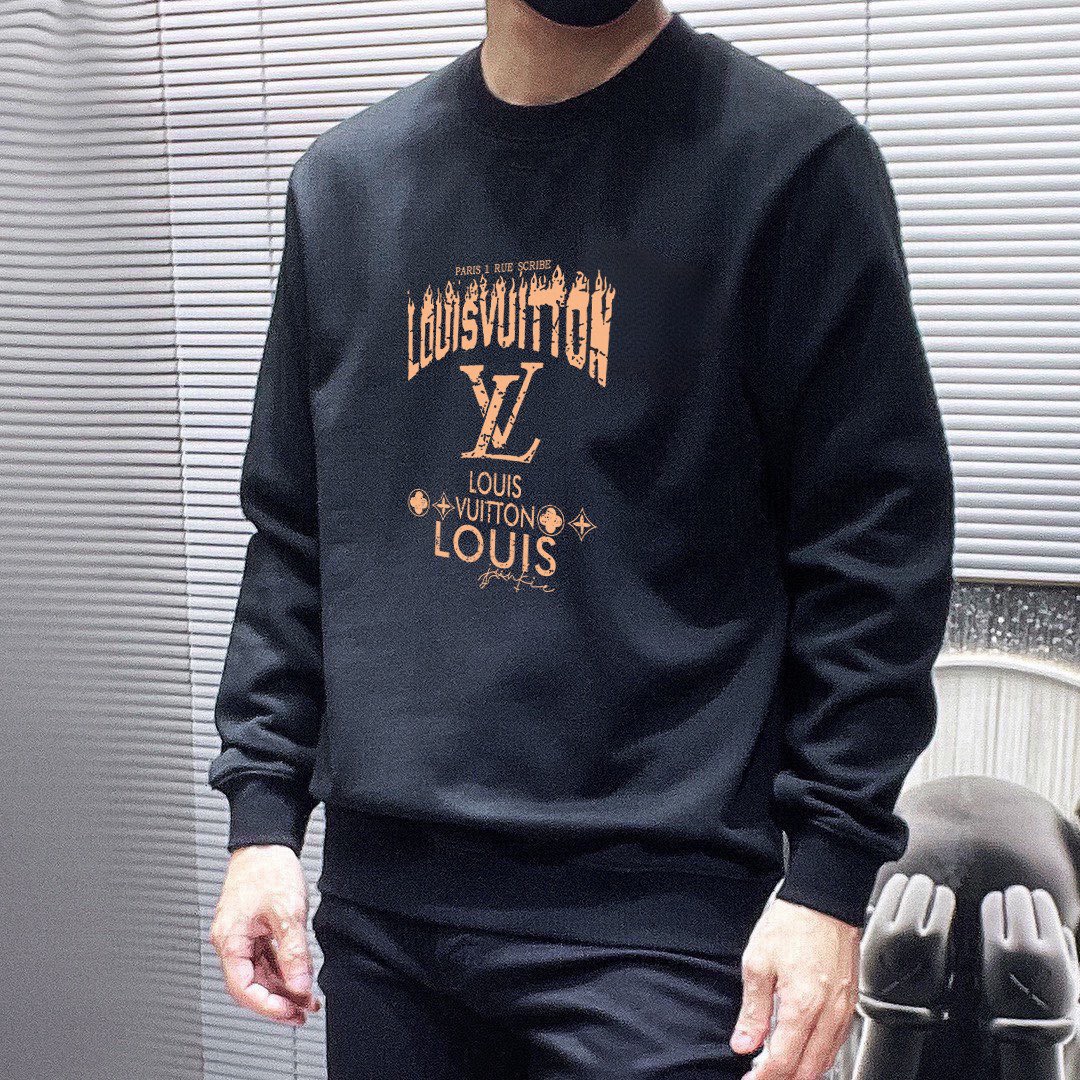P100 Marca: LV (Fat Man Gospel) 2026ss última sudadera de manga larga y cuello redondo a principios de primavera, a la …