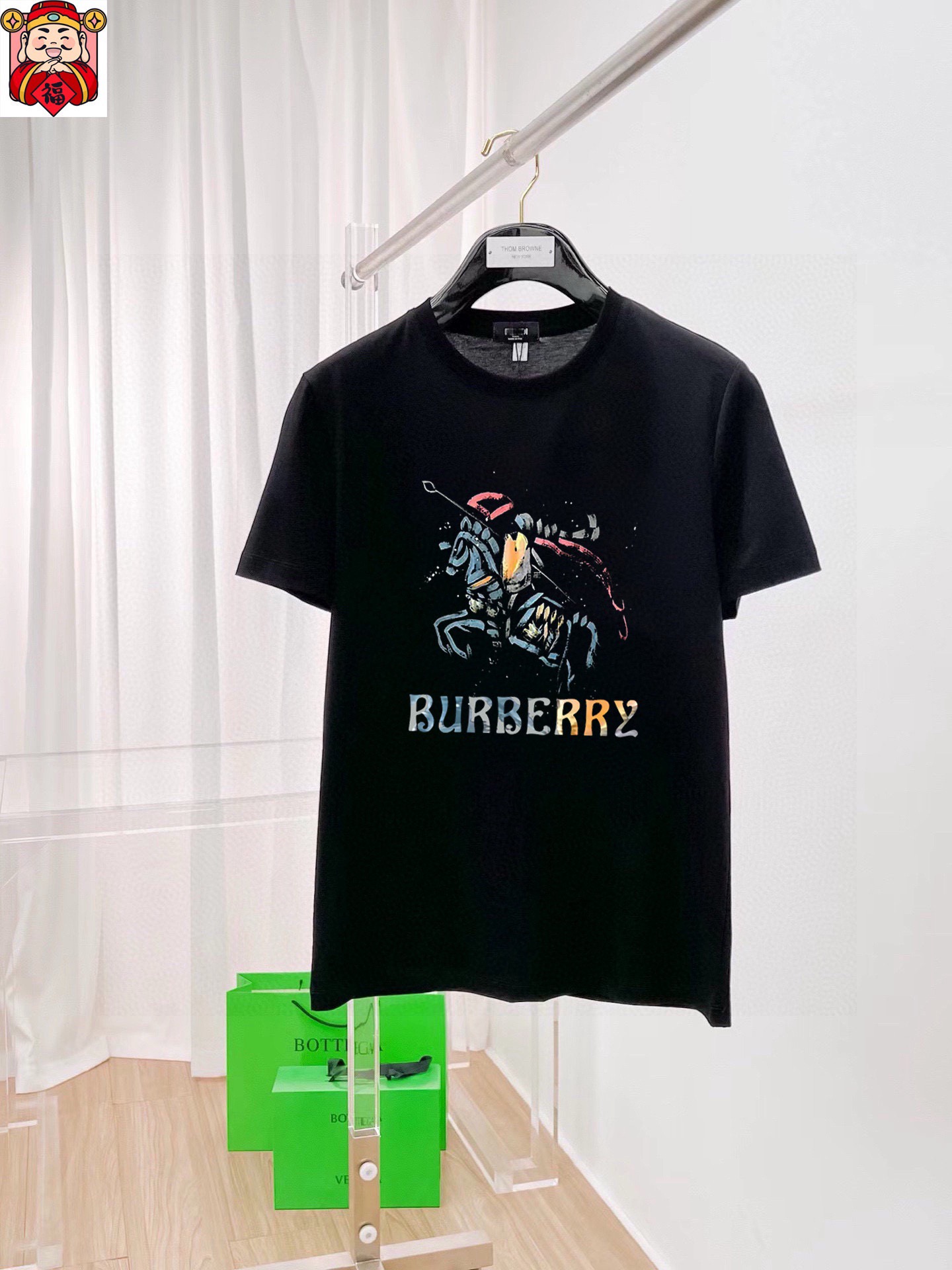 Burberry 品牌： 巴宝莉 (胖子福音) 男士休闲短袖T恤 2026春夏新品