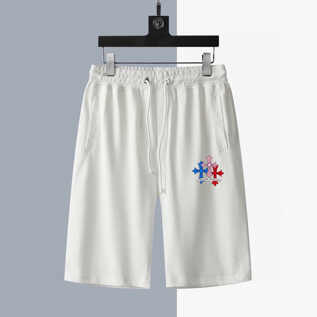 Chrome Hearts 品牌：克罗心 2026新款男士短袖短裤套装 销售 市面高端版本 手感细腻柔软 让你穿着更加舒适 立体裁剪版型超赞 尺码:M-5XL下单请报身高体重