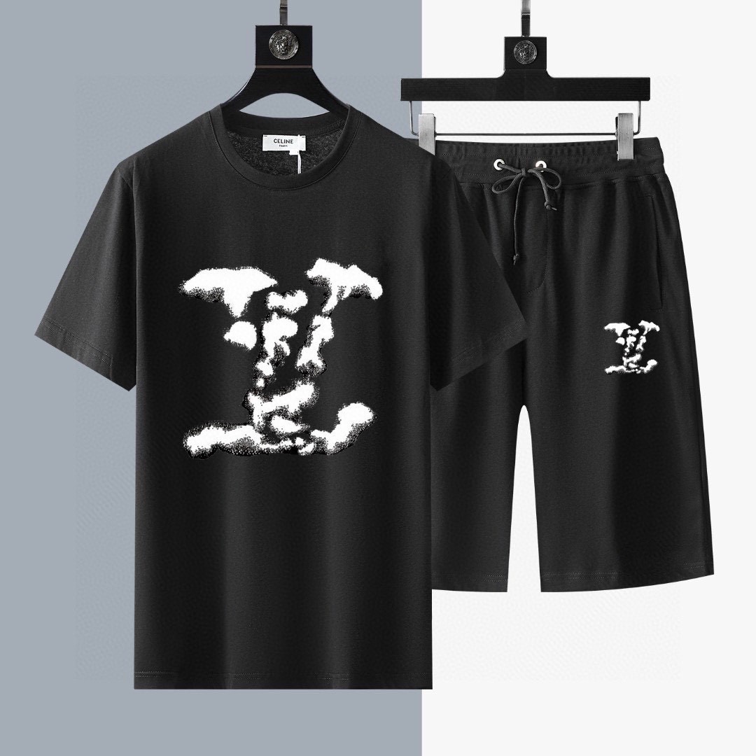 P120 Marca: LV 2026 ¡Nuevo traje corto de manga corta para hombre! ¡Ventas sincrónicas en el sitio web oficial! ¡Versió…