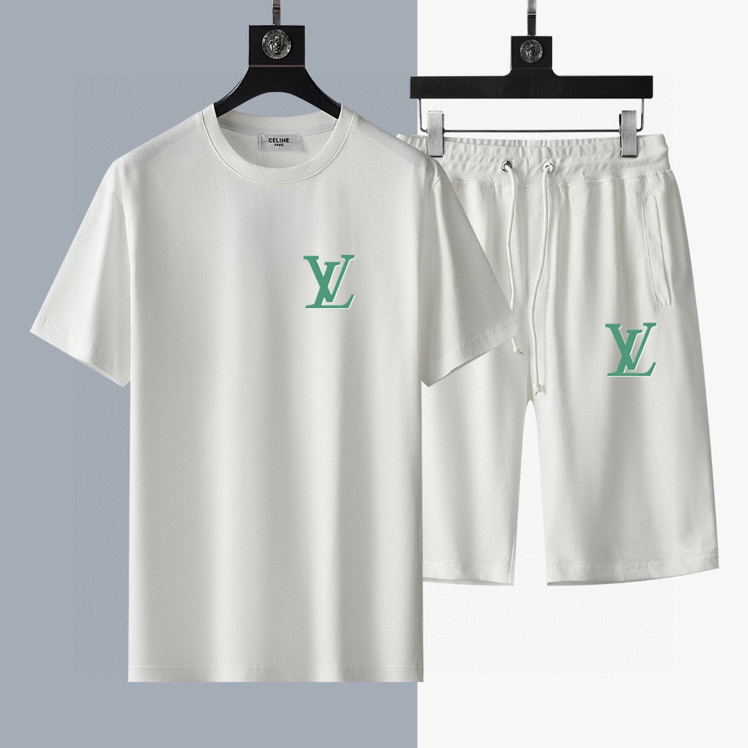 P120 Marca: LV 2026 ¡Nuevo traje corto de manga corta para hombre! ¡Ventas sincrónicas en el sitio web oficial! ¡Versió…