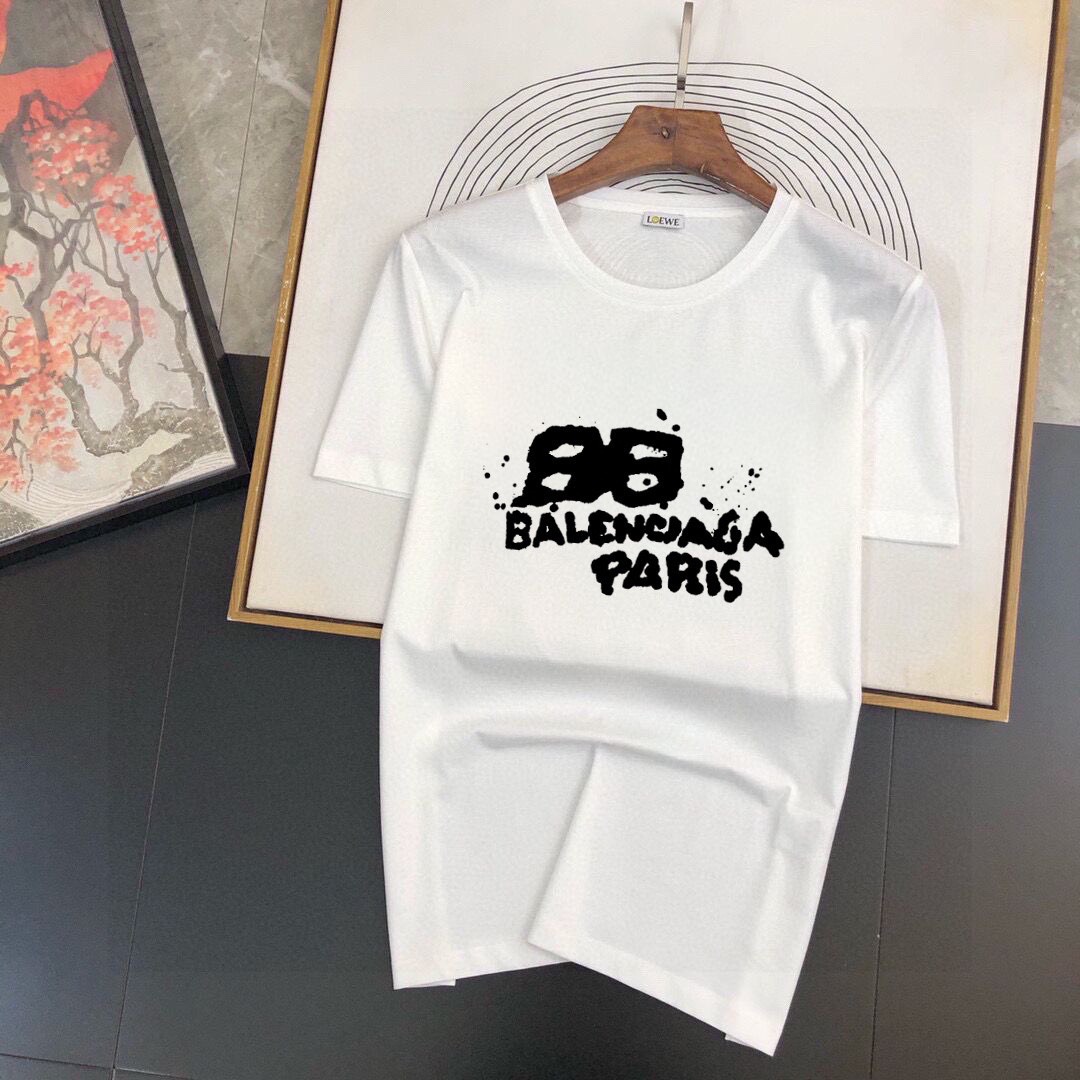Balenciaga 品牌： 巴黎世家 (胖子福音) 男士休闲短袖T恤 2026春夏新品