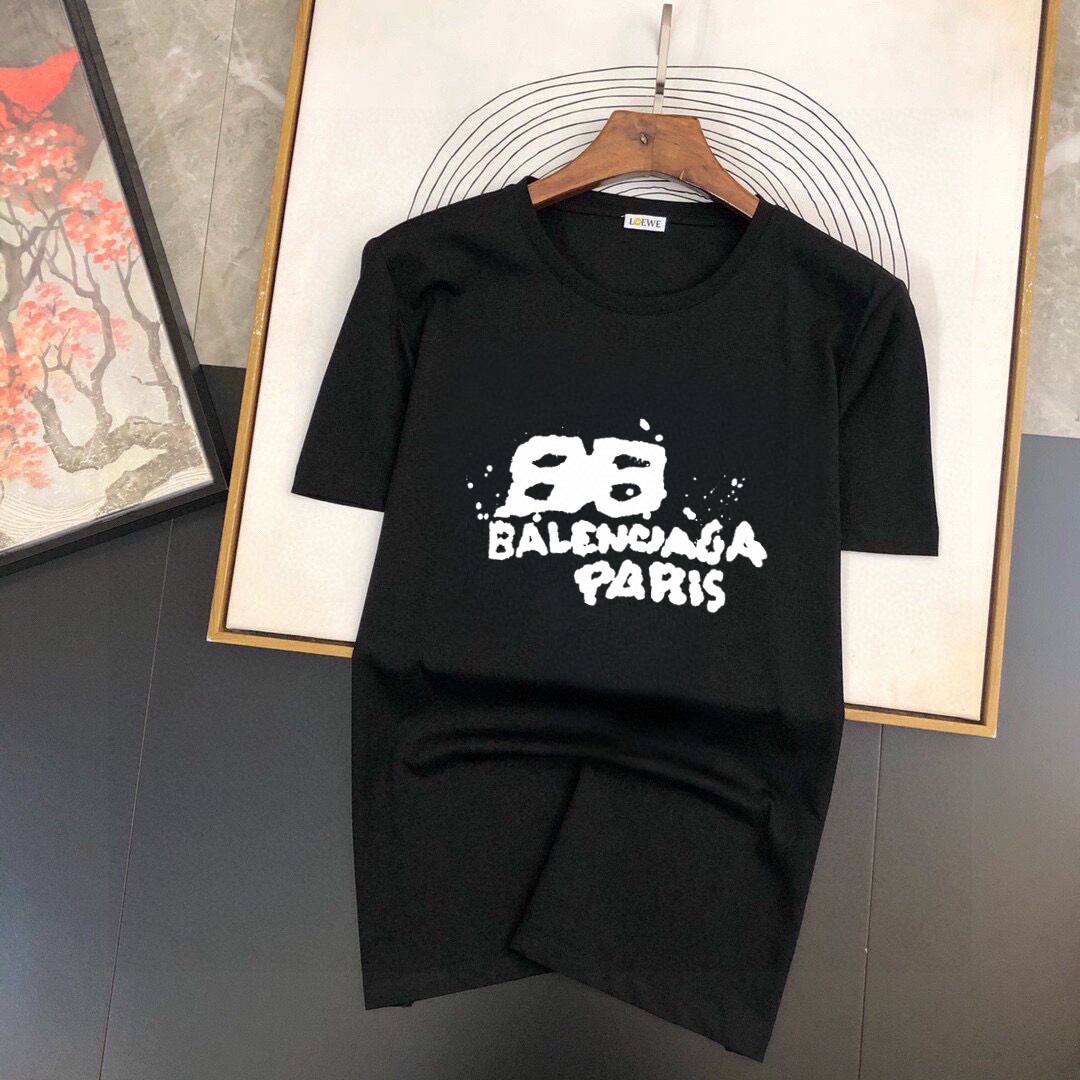 Balenciaga 品牌： 巴黎世家 (胖子福音) 男士休闲短袖T恤 2026春夏新品