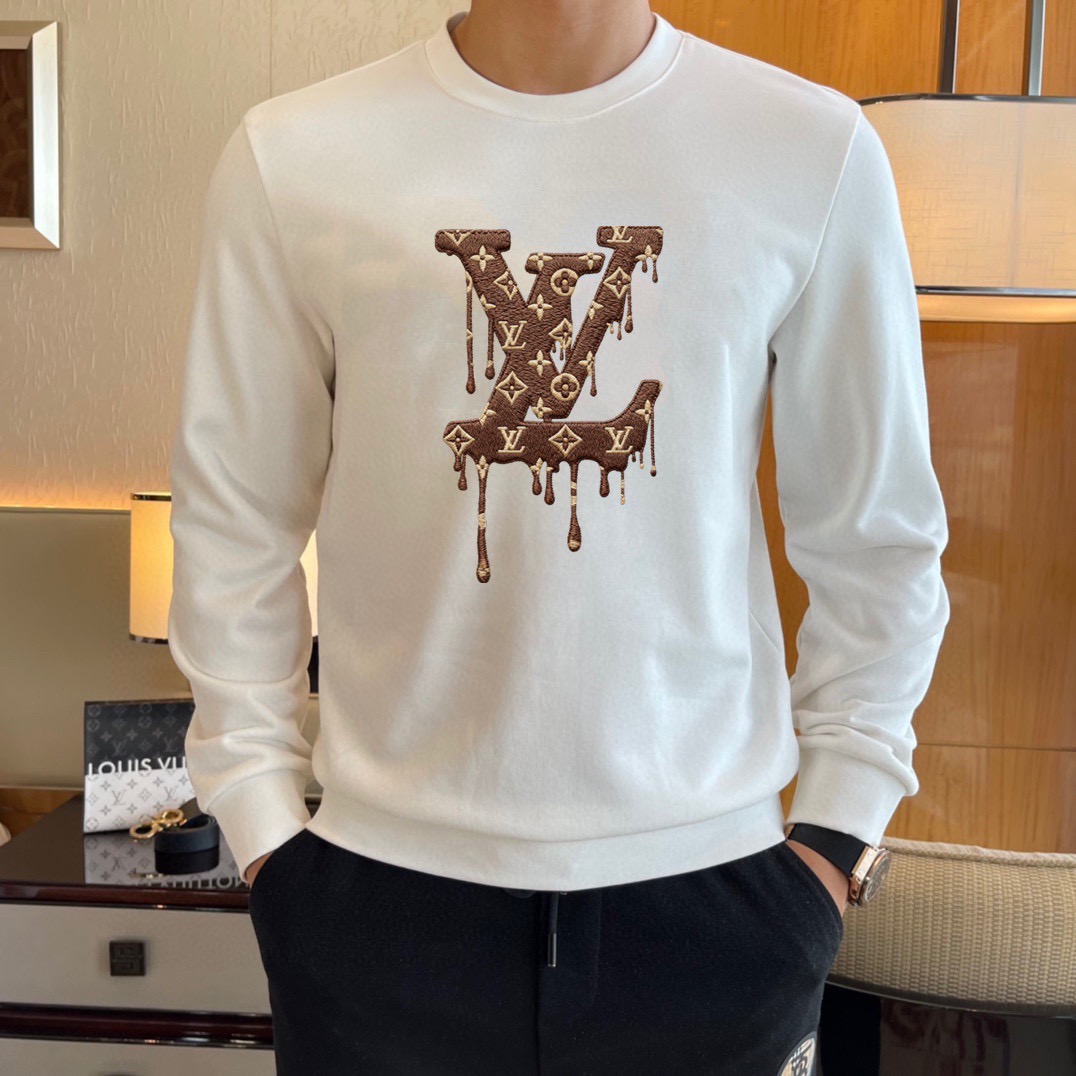 P100 Marca: LV (Fat Man Gospel) 2026ss última sudadera de manga larga y cuello redondo a principios de primavera, a la …