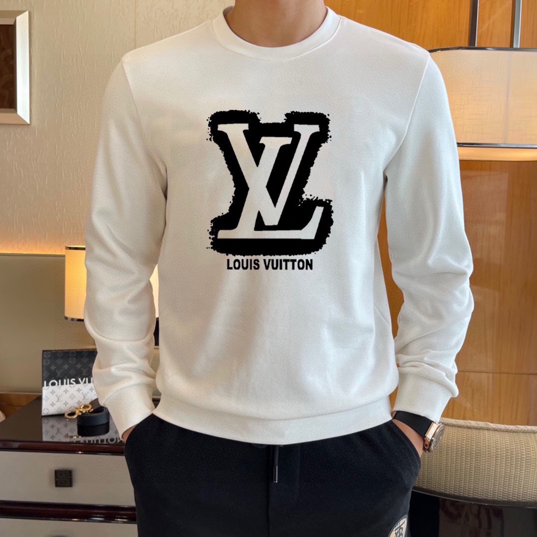 P100 Marca: LV (Fat Man Gospel) 2026ss última sudadera de manga larga y cuello redondo a principios de primavera, a la …