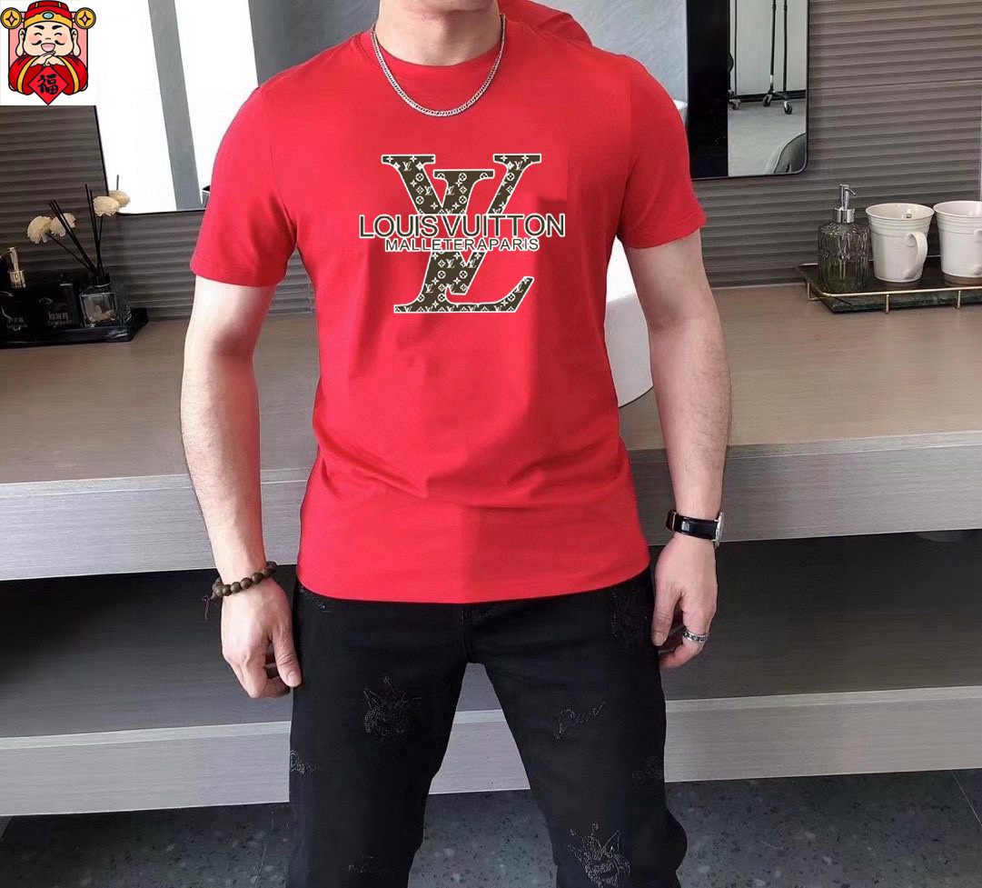 Louis Vuitton 品牌： LV (胖子福音) 男士休闲短袖T恤 2026春夏新品