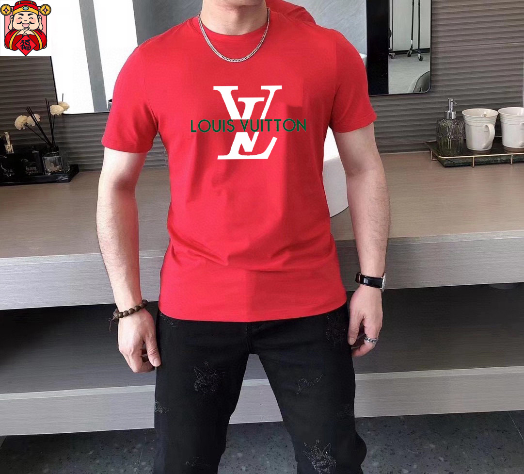 Louis Vuitton 品牌： LV (胖子福音) 男士休闲短袖T恤 2026春夏新品