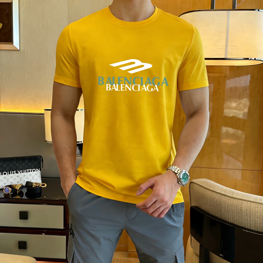 Balenciaga 品牌： 巴黎世家 (胖子福音) 男士休闲短袖T恤 2026春夏新品