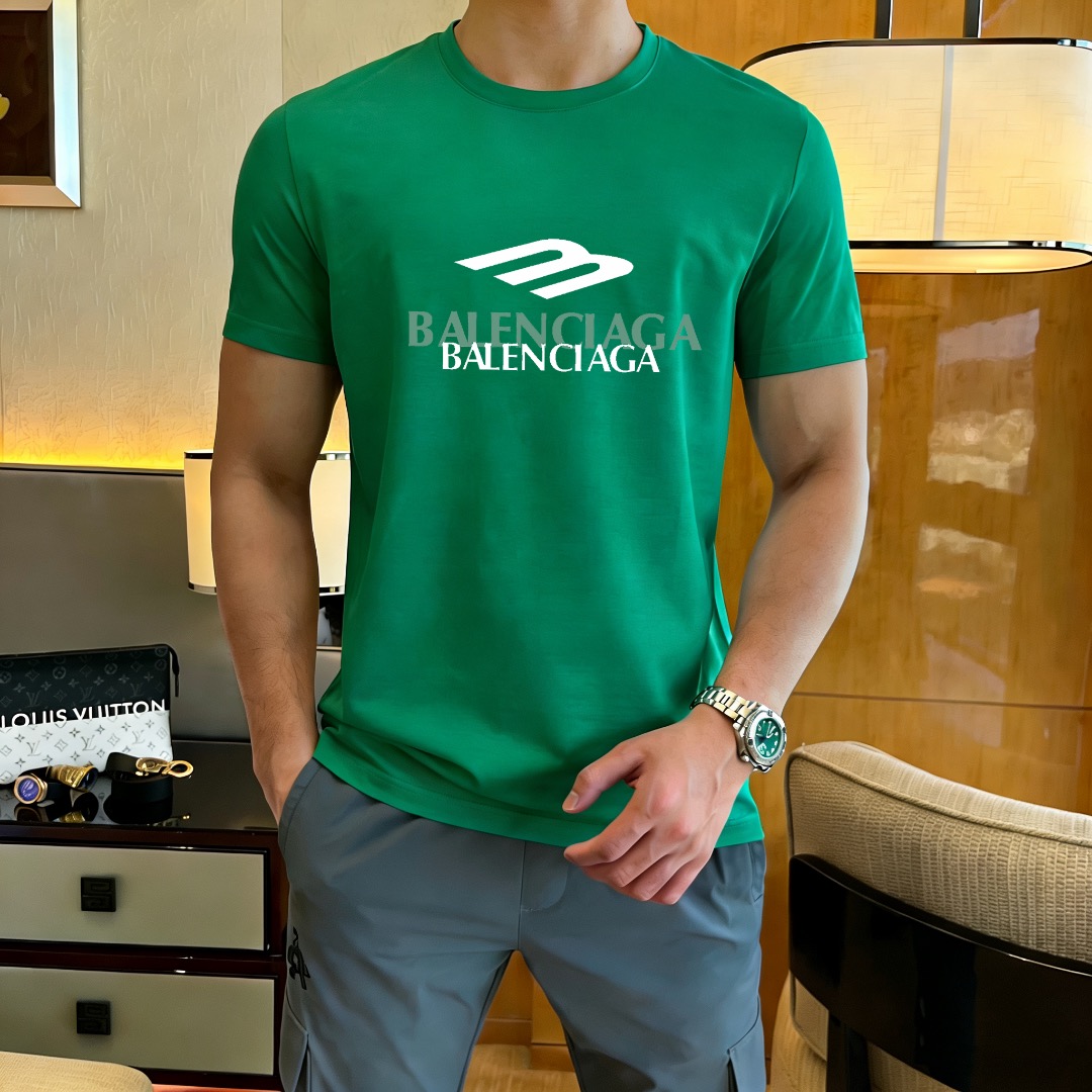 Balenciaga 品牌： 巴黎世家 (胖子福音) 男士休闲短袖T恤 2026春夏新品