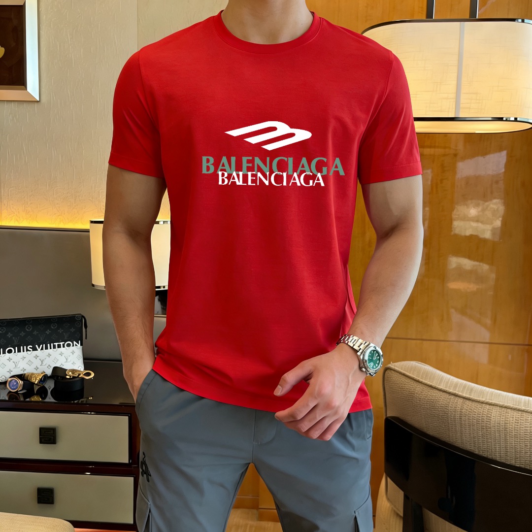 Balenciaga 品牌： 巴黎世家 (胖子福音) 男士休闲短袖T恤 2026春夏新品