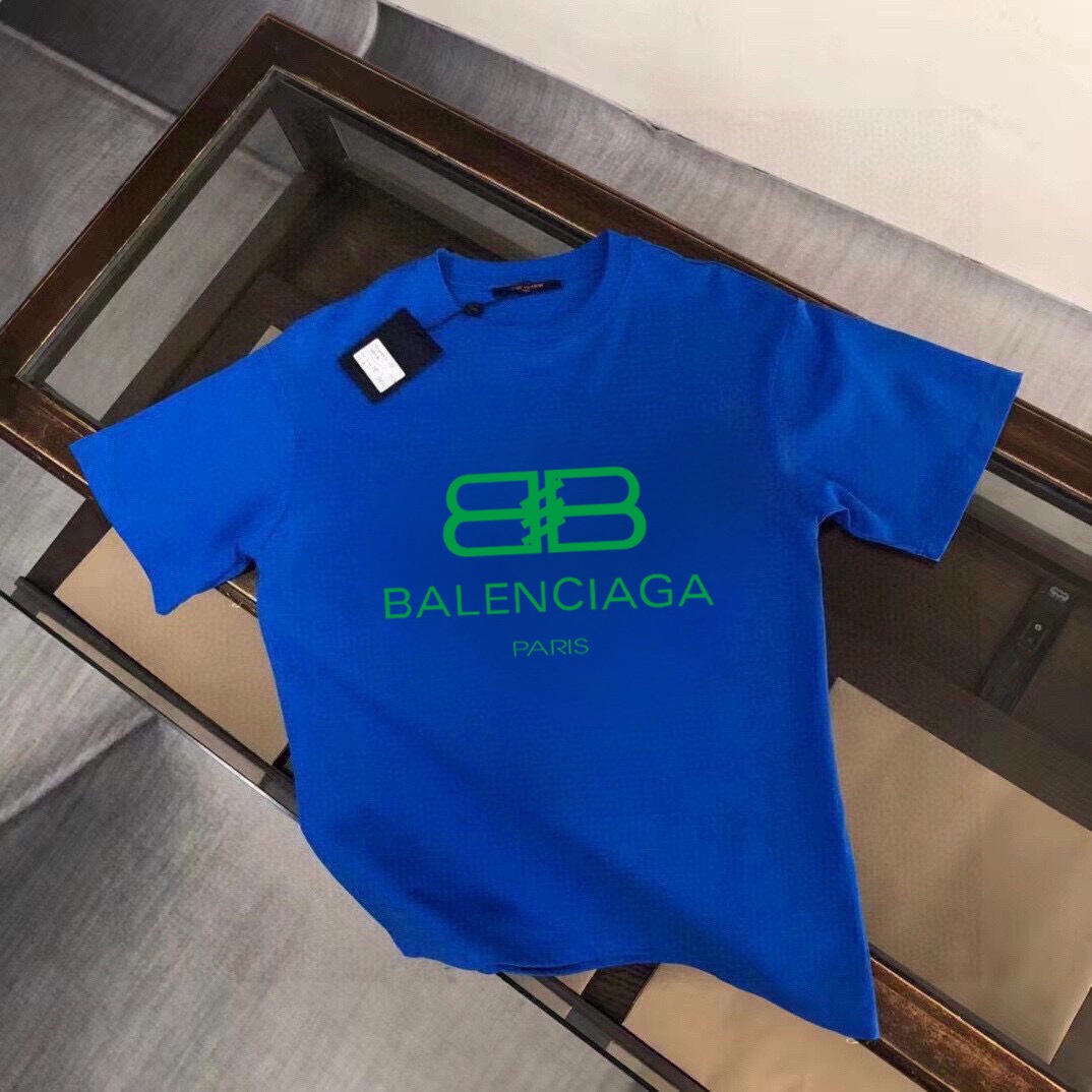 Balenciaga 品牌： 巴黎世家 (胖子福音) 男士休闲短袖T恤 2026春夏新品
