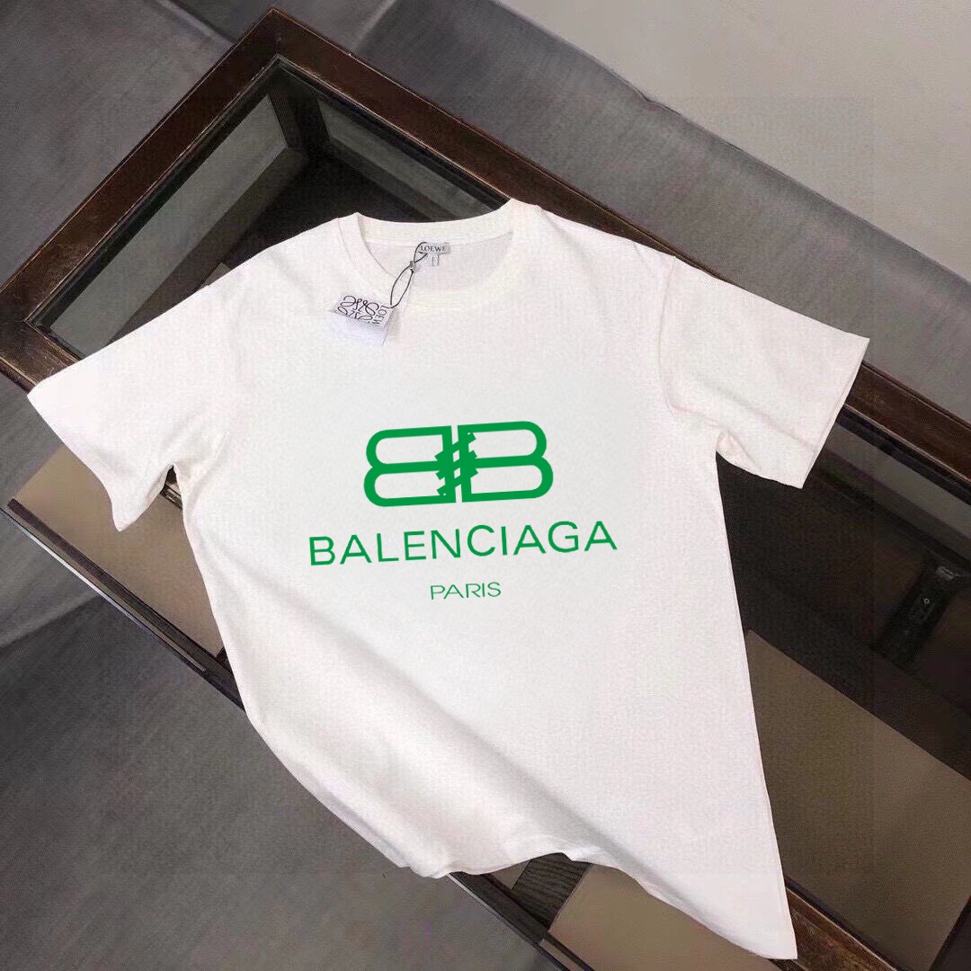 Balenciaga 品牌： 巴黎世家 (胖子福音) 男士休闲短袖T恤 2026春夏新品