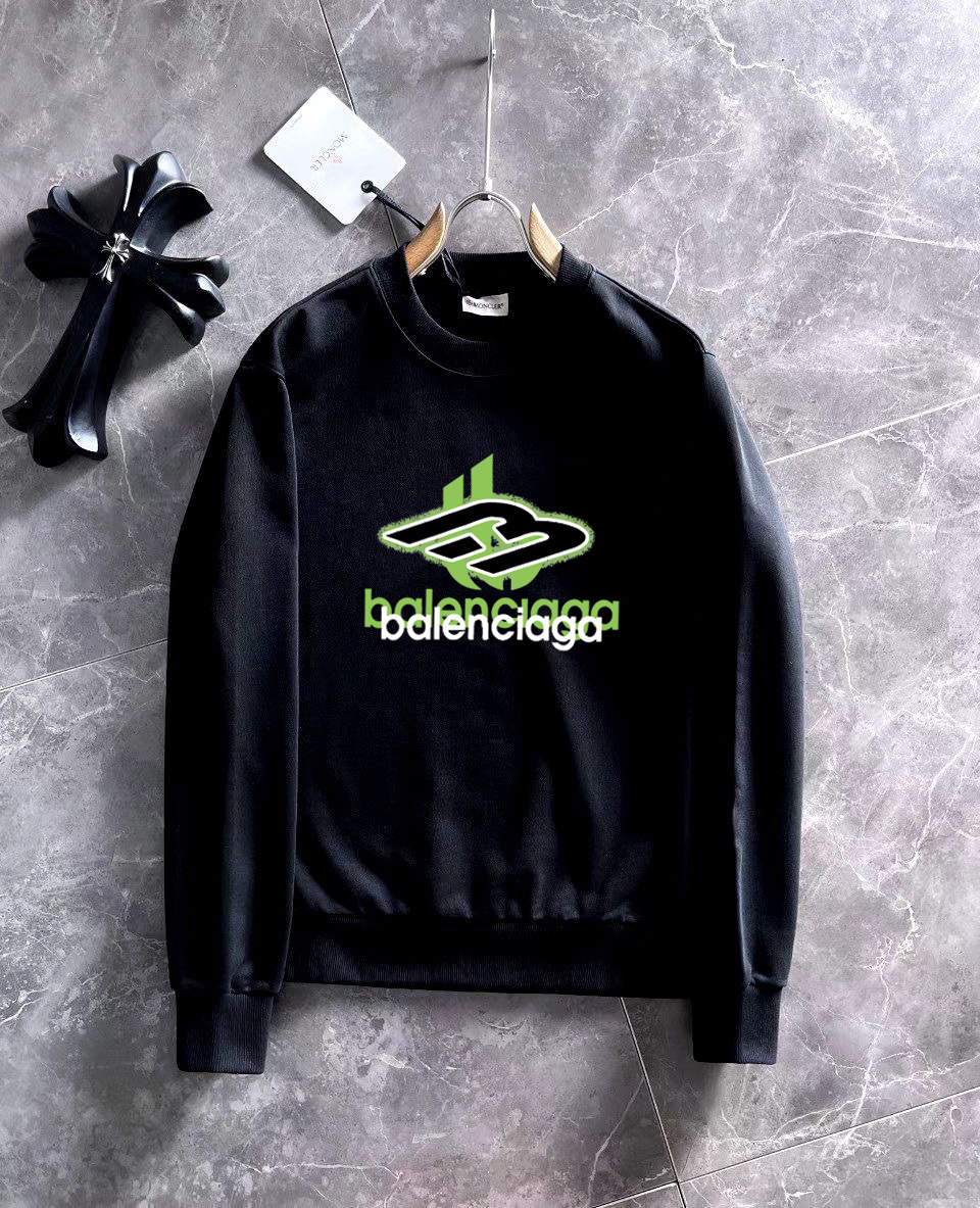 P100 Marca: Balenciaga (Fat Man Gospel) 2026ss última sudadera de manga larga y cuello redondo a principios de primaver…