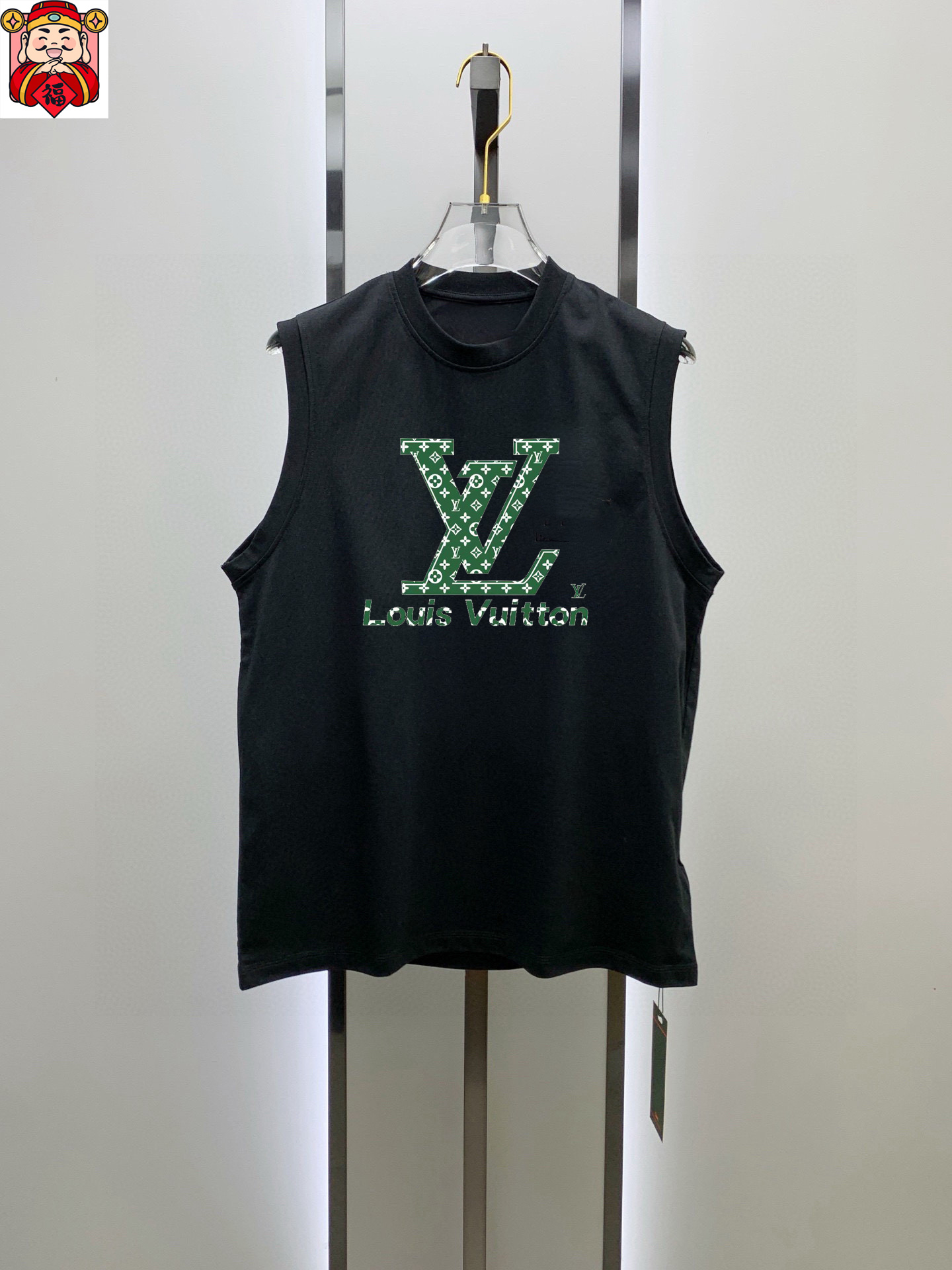 Unknown 品牌：LV 2026夏季新品背心T袖 简约款式 任何人都可以轻松驾驶 进口定制丝光棉面料 手软舒适有型 吸汗透气