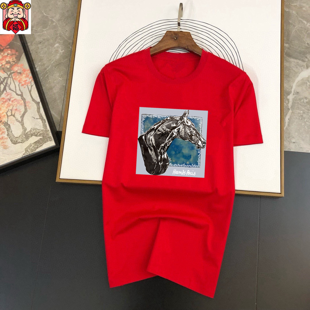 Hermès 品牌： 爱马仕 (胖子福音) 男士休闲短袖T恤 2026春夏新品