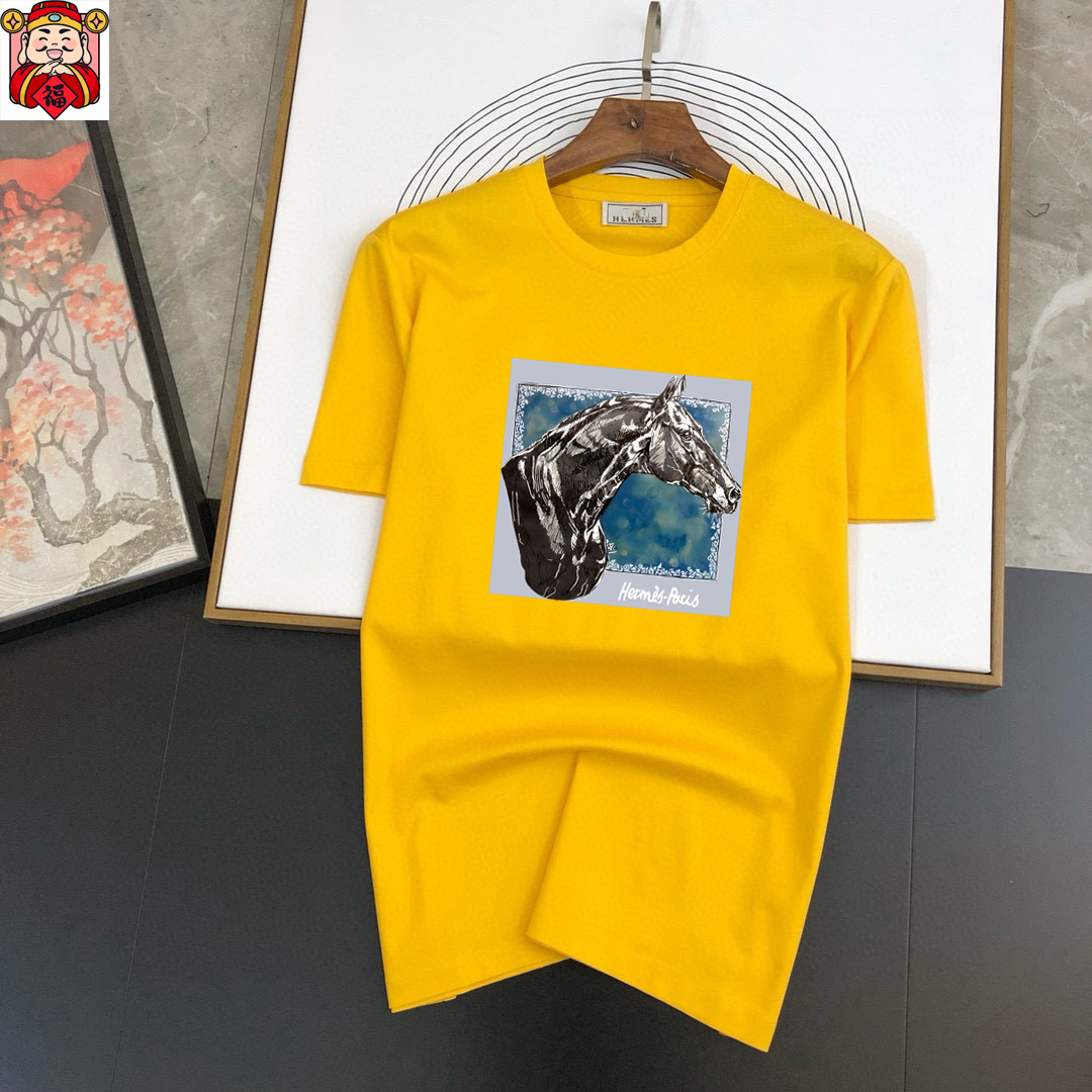 Hermès 品牌： 爱马仕 (胖子福音) 男士休闲短袖T恤 2026春夏新品