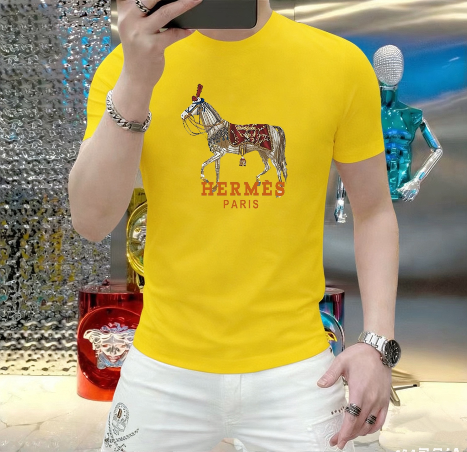 Hermès 品牌： 爱马仕 (胖子福音) 男士休闲短袖T恤 2026春夏新品