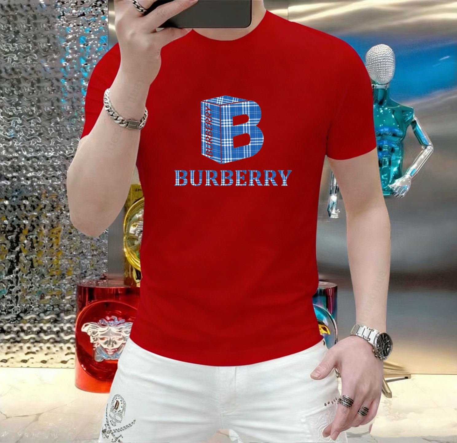 Burberry 品牌： 巴宝莉 (胖子福音) 男士休闲短袖T恤 2026春夏新品