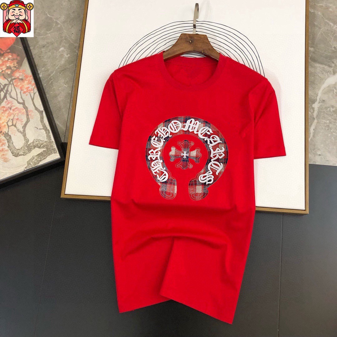 Chrome Hearts 品牌： 克罗心 (胖子福音) 男士休闲短袖T恤 2026春夏新品