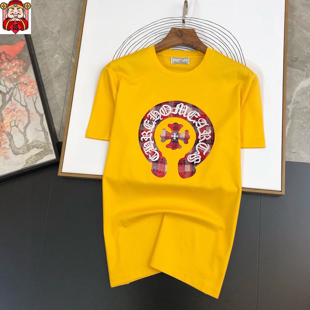 Chrome Hearts 品牌： 克罗心 (胖子福音) 男士休闲短袖T恤 2026春夏新品