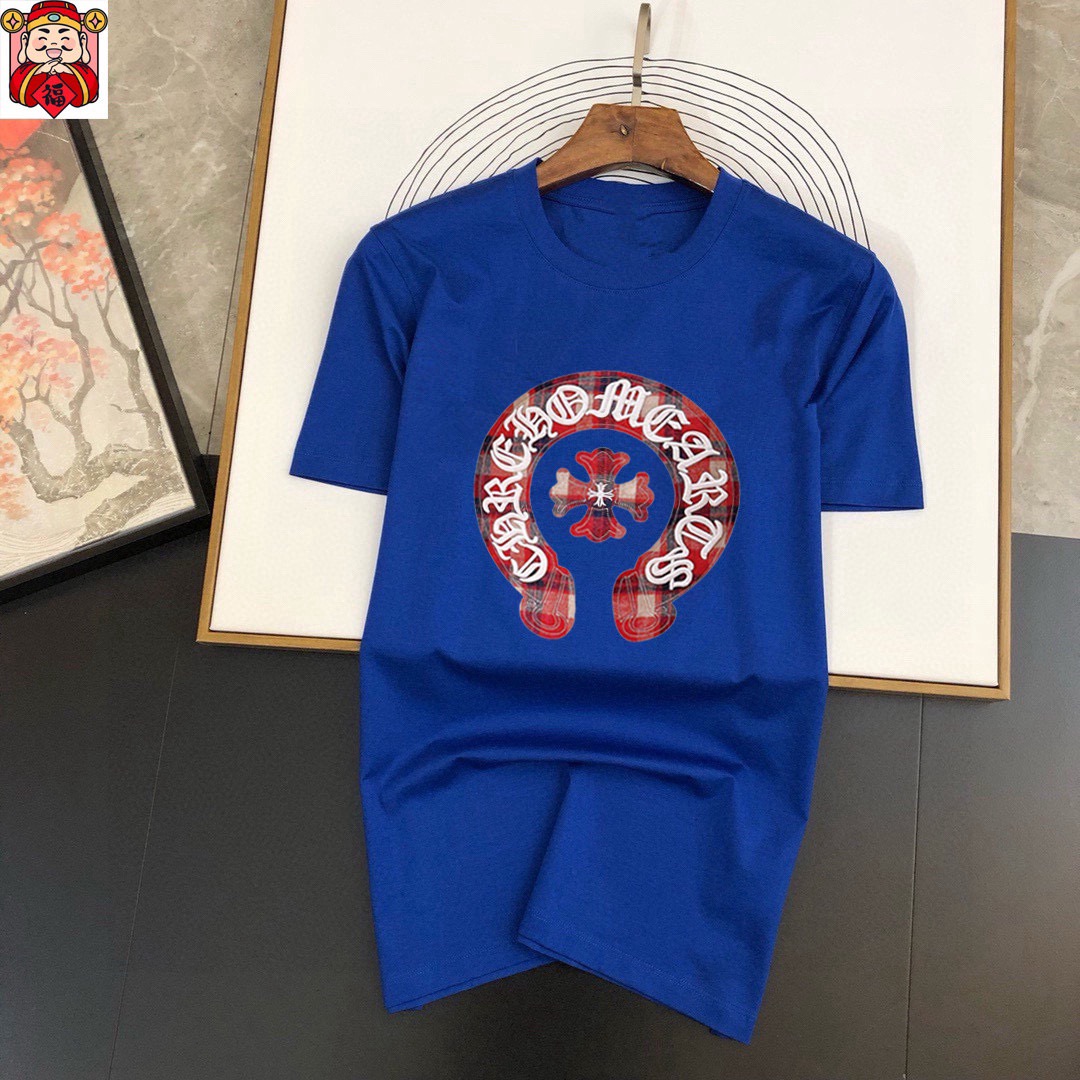 Chrome Hearts 品牌： 克罗心 (胖子福音) 男士休闲短袖T恤 2026春夏新品