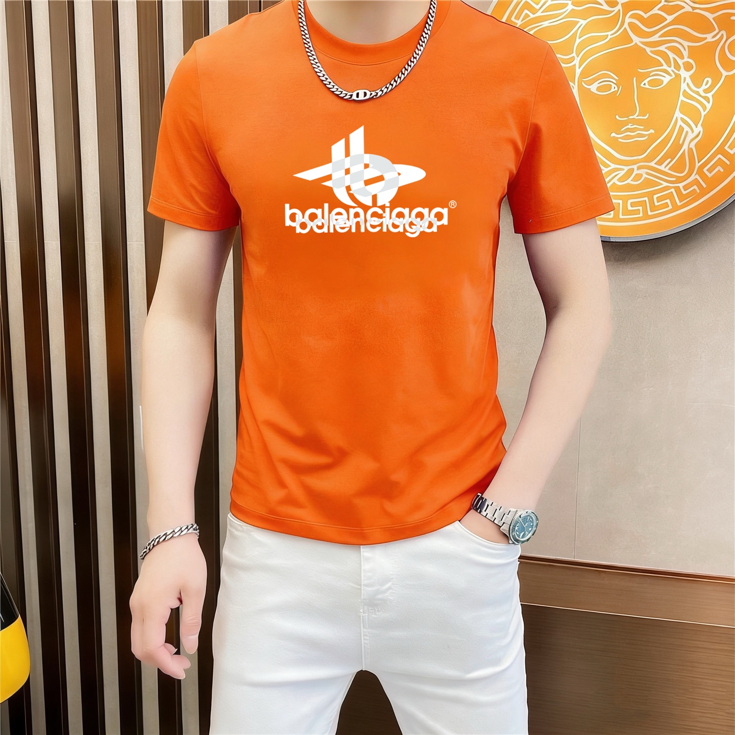 Balenciaga 品牌： 巴黎世家 (胖子福音) 男士休闲短袖T恤 2026春夏新品