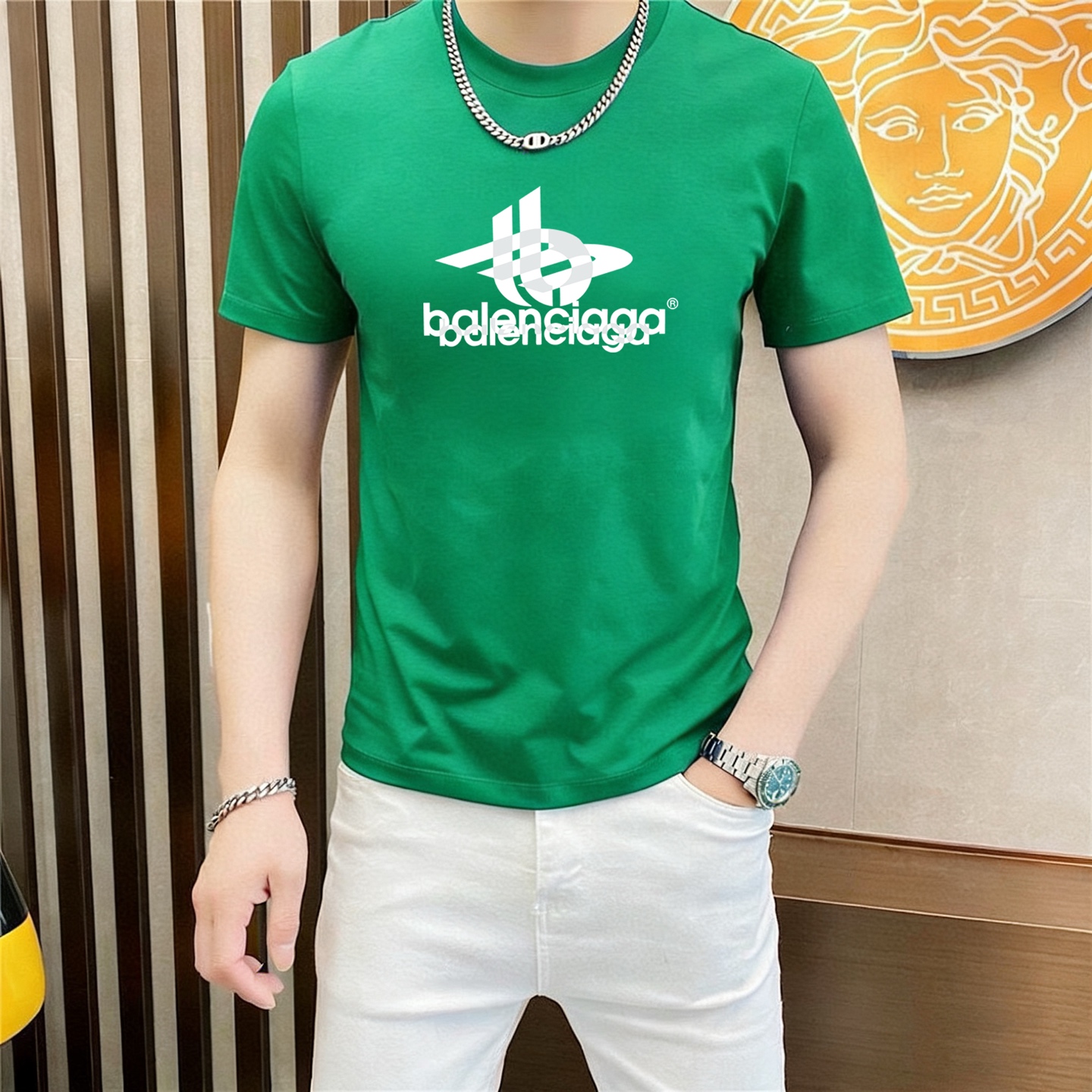 Balenciaga 品牌： 巴黎世家 (胖子福音) 男士休闲短袖T恤 2026春夏新品