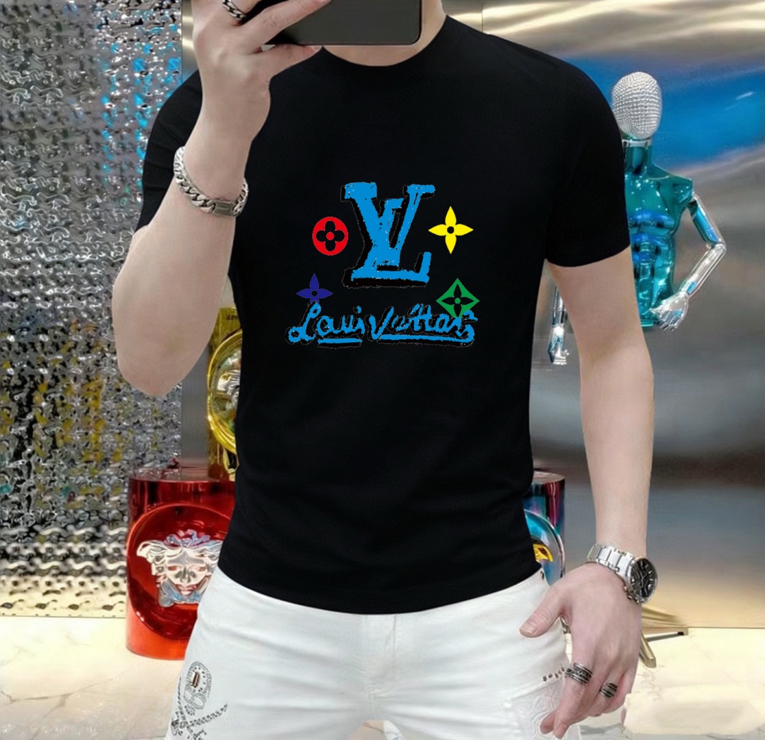 Louis Vuitton 品牌： LV (胖子福音) 男士休闲短袖T恤 2026春夏新品