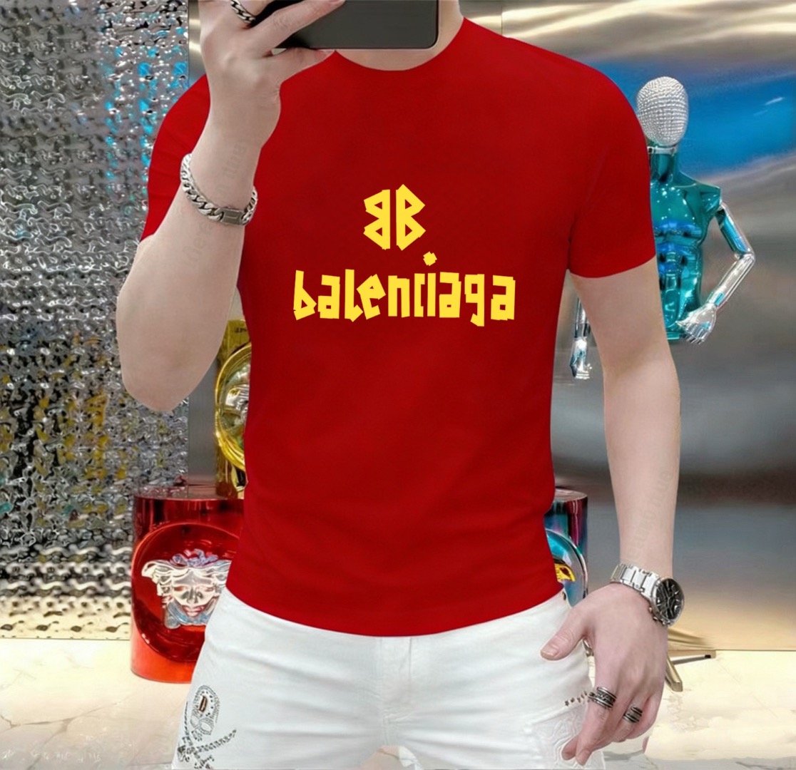 Balenciaga 品牌： 巴黎世家 (胖子福音) 男士休闲短袖T恤 2026春夏新品