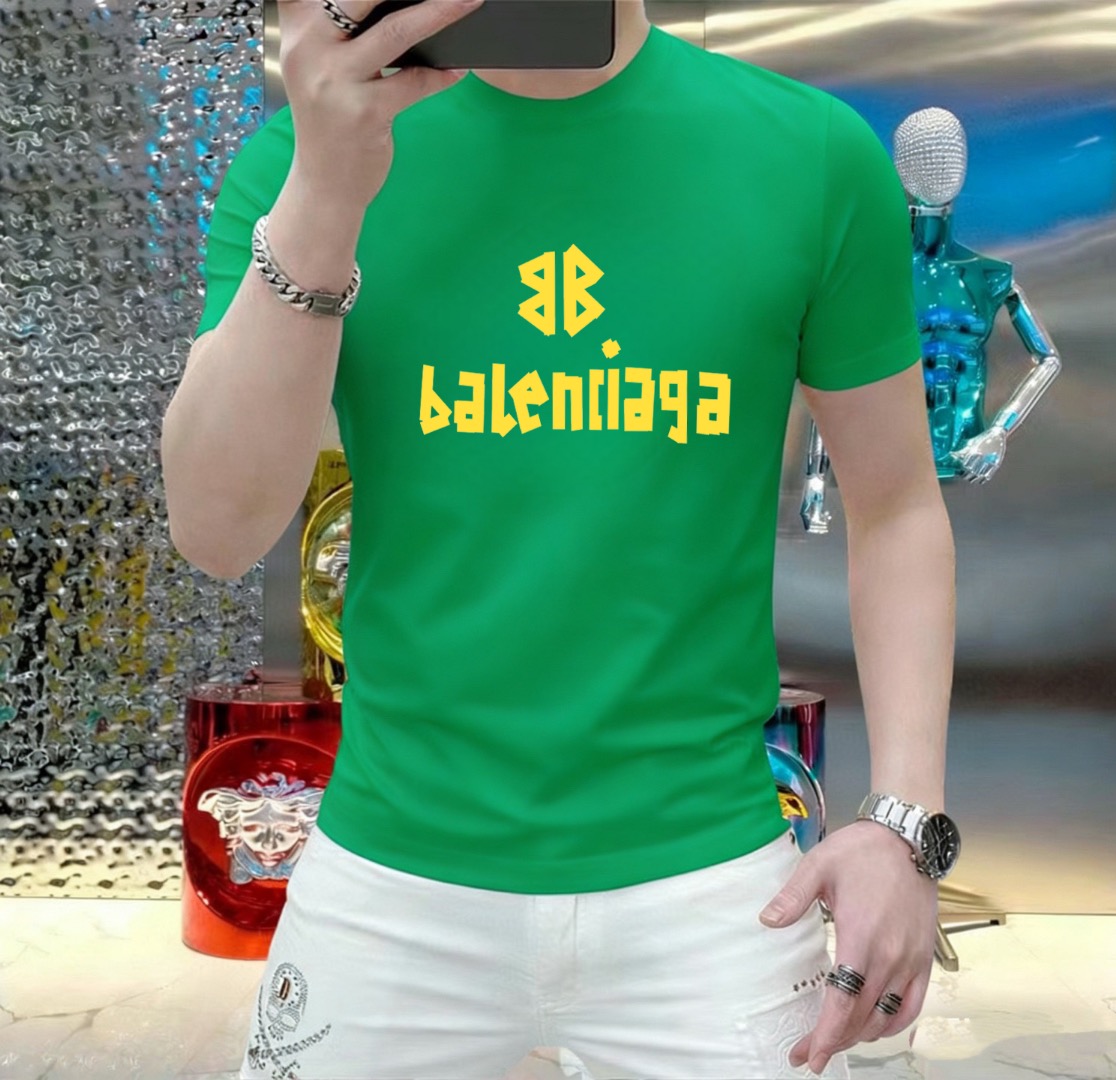 Balenciaga 品牌： 巴黎世家 (胖子福音) 男士休闲短袖T恤 2026春夏新品