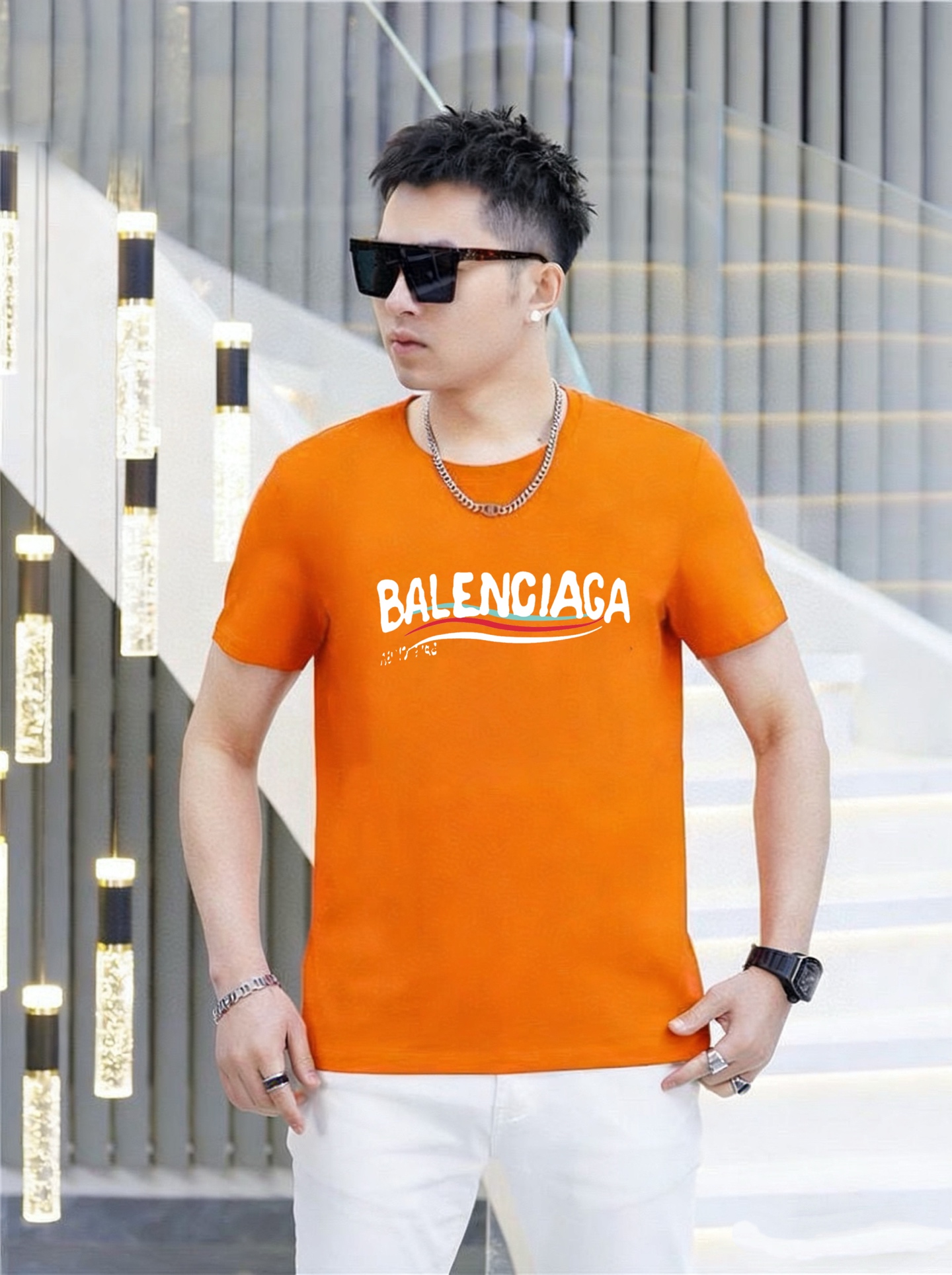 Balenciaga 品牌： 巴黎世家 (胖子福音) 男士休闲短袖T恤 2026春夏新品
