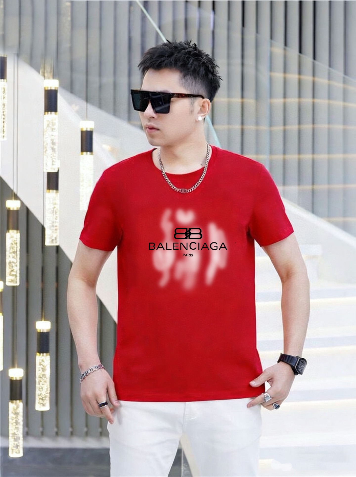 Balenciaga 品牌： 巴黎世家 (胖子福音) 男士休闲短袖T恤 2026春夏新品
