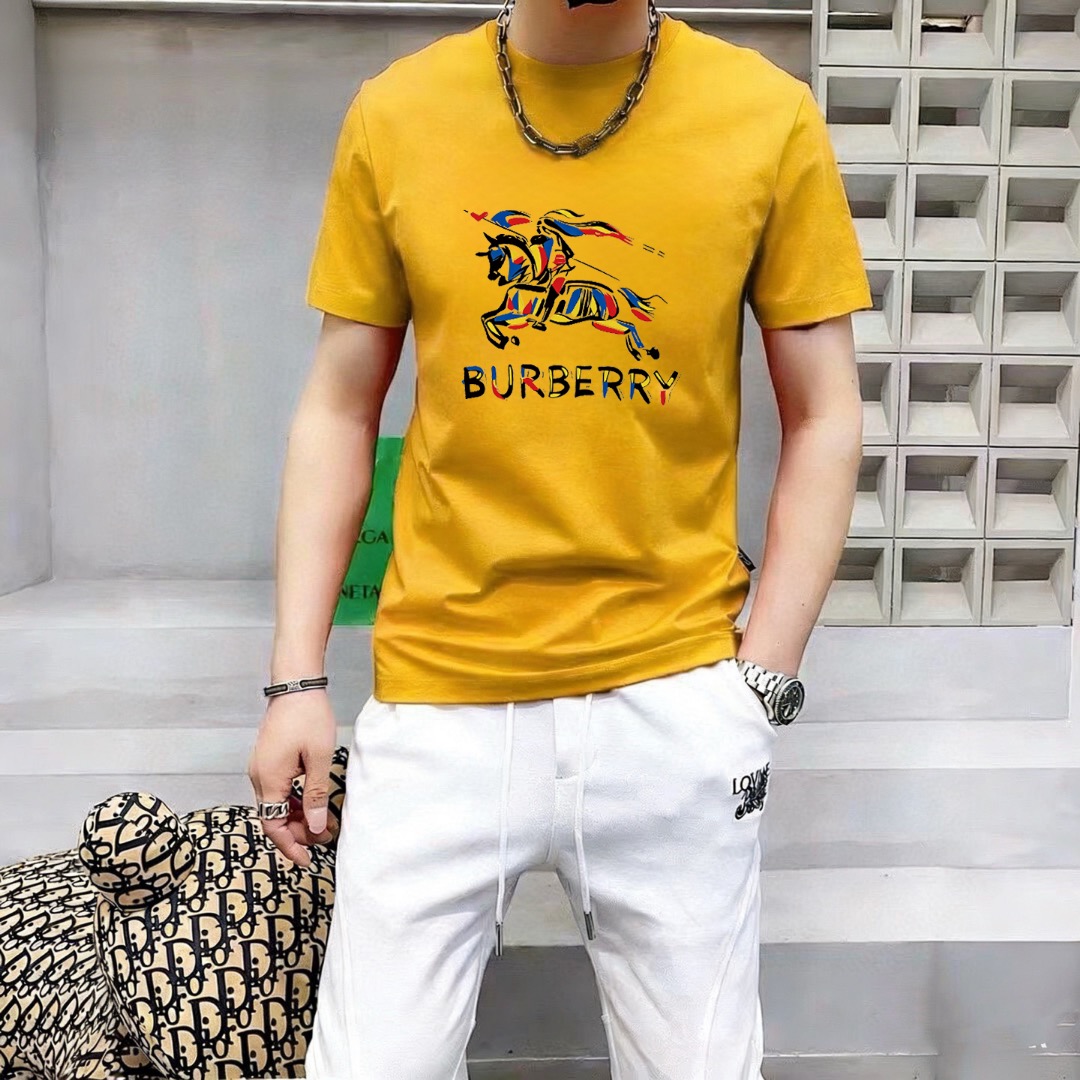 Burberry 品牌： 巴宝莉 (胖子福音) 男士休闲短袖T恤 2026春夏新品