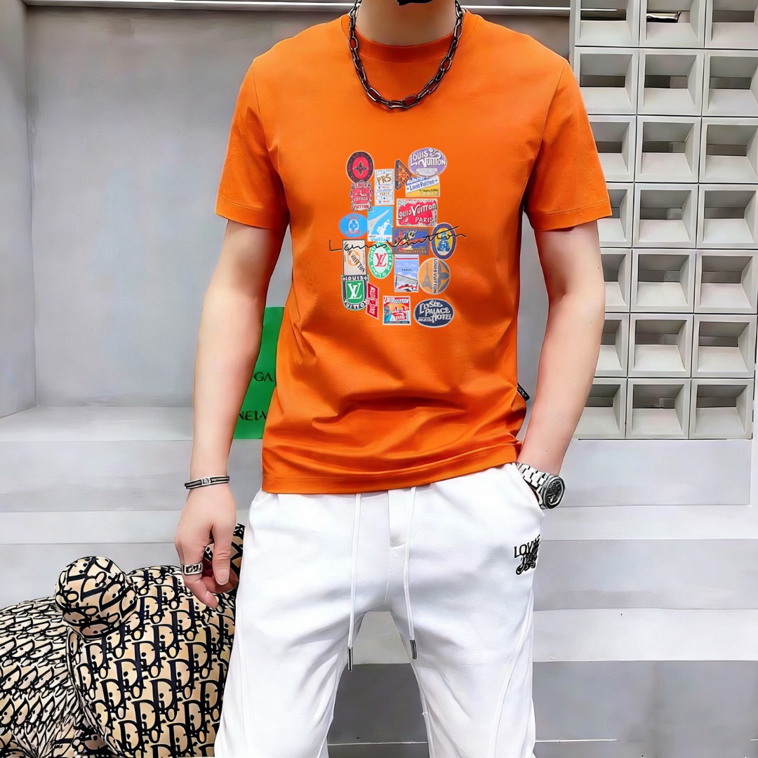 Louis Vuitton 品牌： LV (胖子福音) 男士休闲短袖T恤 2026春夏新品