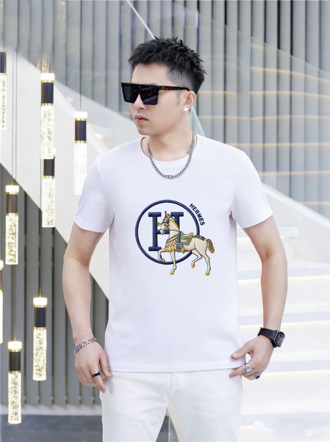 Hermès 品牌： 爱马仕 (胖子福音) 男士休闲短袖T恤 2026春夏新品
