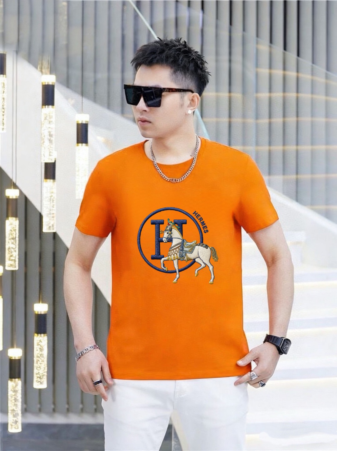 Hermès 品牌： 爱马仕 (胖子福音) 男士休闲短袖T恤 2026春夏新品