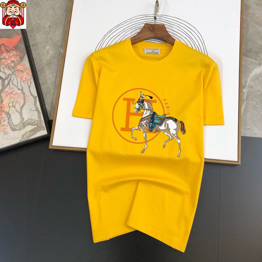 Hermès 品牌： 爱马仕 (胖子福音) 男士休闲短袖T恤 2026春夏新品