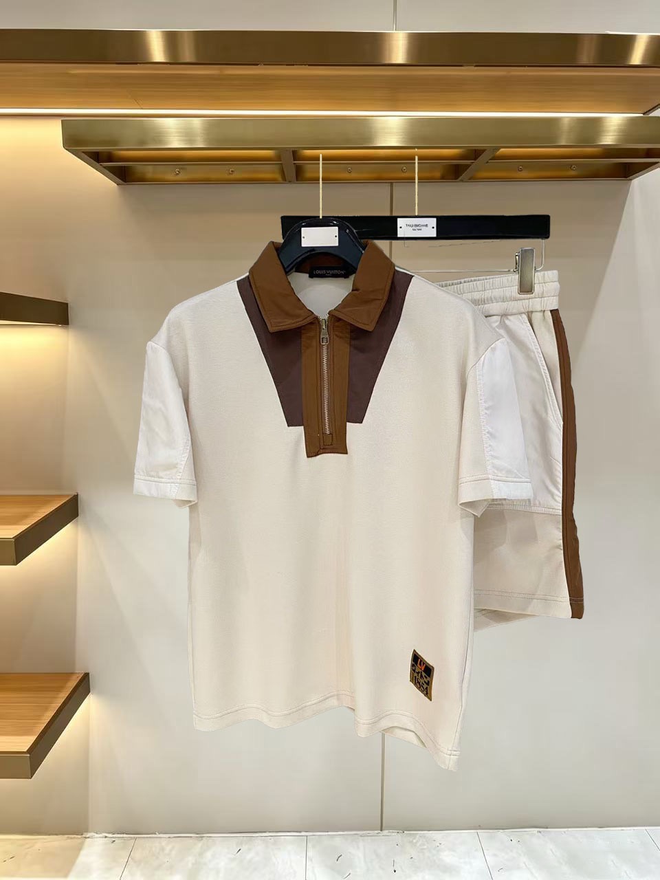 P290 Marca: LV 2026 último estilo de verano, mismo estilo para hombres y mujeres, traje de pantalones cortos de camiset…