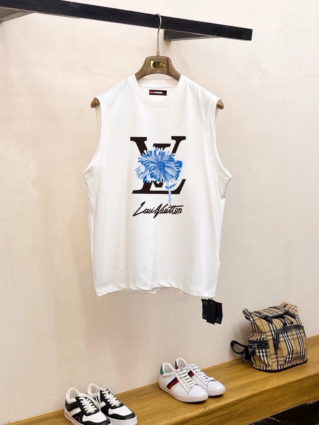 P80 Marca: LV 2026 Nuevo chaleco y camiseta de verano, estilo clásico y sencillo, cualquiera puede llevarlo fácilmente,…